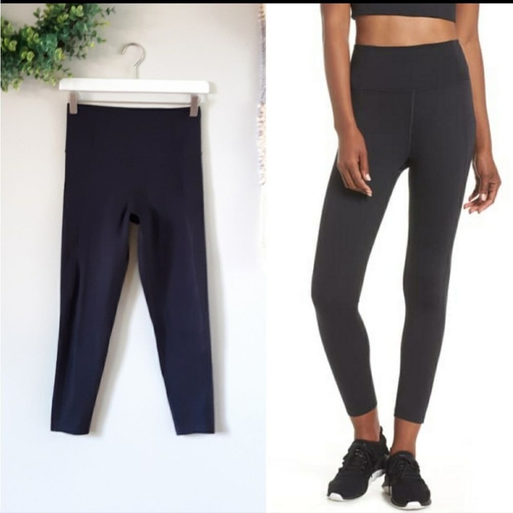 Girlfriend Collective High Waist 7/8 Leggings - 4008 - Black Medium